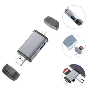 USB Card Reader USB Type-C Computer Converter Supply Plastic Card Reader - Afbeelding 1 van 12