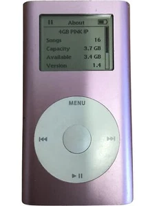 Apple iPod Mini Pink 4GB Classic with Click Wheel Music Player - Afbeelding 1 van 7