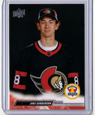 JAKE SANDERSON 22/23 UD Upper Deck Extended First 1st Round Draft Card #739