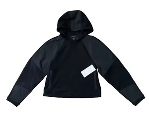 NEW ATHLETA Sweatshirt Hoodie Black Women's Size Small Soft Athleisure "Get Set" - Picture 1 of 10