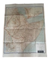 Carta geografica Africa Orientale Italiana A.O.I.