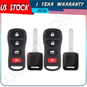 2* 4b Keyless Entry Car Remote Fob with 46 Chip Key for 1999-2001 Armada - Picture 1 of 11