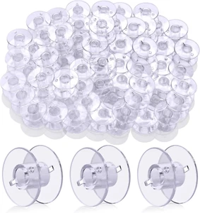 50 Pcs Bobbins for Sewing Machine- Eoehro, Sa156 Bobbin, 15J Bobbins, Bobbins Cl - Picture 1 of 12
