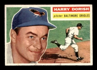 1956 Topps #167 Harry Dorish Gray Back EX Centered Baseball Card - Image 1 of 2