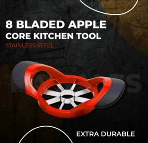 Apple Core Slicer, 8 Stainless Steel Ultra-Sharp Blades Apple Cutter - Picture 1 of 1