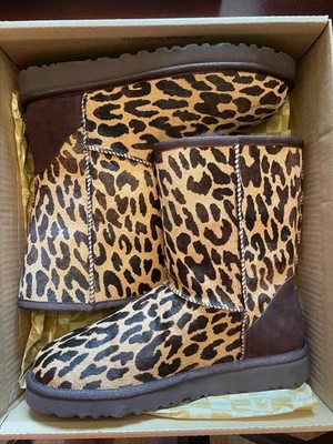 NEW! UGG Australia Women's Classic Short Boots Exotic Cheetah #1002790 Size 10 - Image 1 of 4