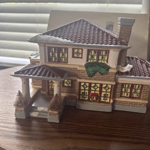 DEPT.56 "PRAIRIE HOUSE" 1990 SNOW VILLAGE #51560 ORIG. BOX WITH CORD. - Picture 1 of 12