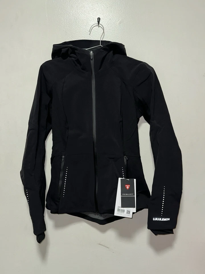 Lululemon Another Mile Jacket SIZE 4 Black - LW4BT6S BLK -