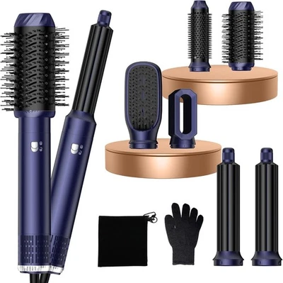 MOGAWAVE 1000W Air Styler 6 in 1 Magic Styler Hot Air Styler Set Ionic Hair Styler