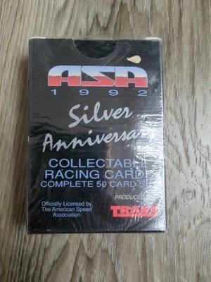 NEW 1992 TRAKS ASA Silver Anniversary Racing 50 Card Set SEALED Rusty Wallace - Image 1 of 4