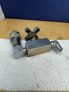 AME 13122  INTL International Shut Off Valve Hydraulic Cylinder 10,000 PSI NEW! - Bild 1 von 3