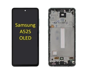 Display für Samsung Galaxy A52S 5G SM-A528B OLED Touchscreen mit Rahmen - Bild 1 von 5