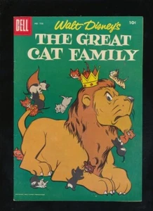 Disneyana - Comics - DELL - 4 Farben 750 - Tolle Katzenfamilie - November 1956 - Bild 1 von 2
