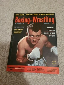 Vintage Boxing And Wrestling Magazine. August 1953. Paddy Young. K390 - Picture 1 of 1