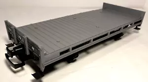 LGB Vintage 4001 Type D Flatcar in DARK GRAY G Gauge 1974 Only - RARE and HTF! - Picture 1 of 9