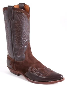 1298 botas vaqueras Line Dance Catalan Texas cuero Buffalo 45 - Imagen 1 de 5