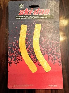 Vintage 1990's Ski-doo Hood Reflectors Decals, LH & RH - Picture 1 of 2