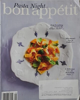 Bon Appetit Magazine 2023 September Fall Issue Food Cooking Pasta Pizza - Image 1 of 2