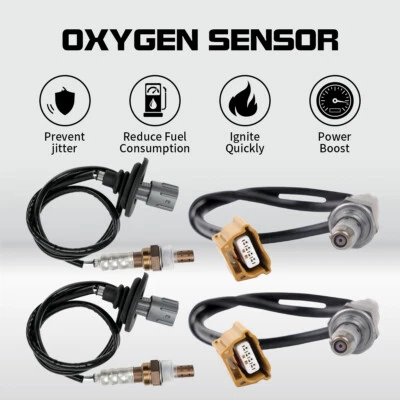 4X Up+Down Oxygen Sensor for 2008-2012 Nissan Titan Pathfinder Armada 5.6L USA - Image 1 of 4