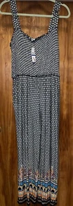 Fever Allisonia Women's Mixed Print Sleeveless Jumpsuit Black Size XL NWT - Picture 1 of 12