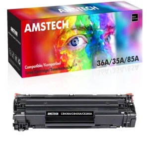 Toner Cartridge CB435A Fits For HP P1104w P1102w P1102 LaserJet P1005 P1006 - Picture 1 of 10