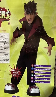 Fantasia de contagem infantil Halloween fantasia vestido monstros estúdio universal M 8-10 - Imagem 1 de 3