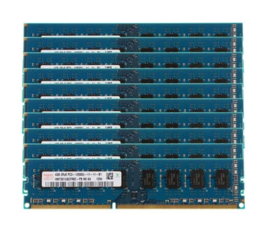 Hynix 40 GB 10x DDR3 4 GB RAM PC3-12800U 1600MHZ 240PIN DIMM Desktop Memory CL11 - Image 1 of 4