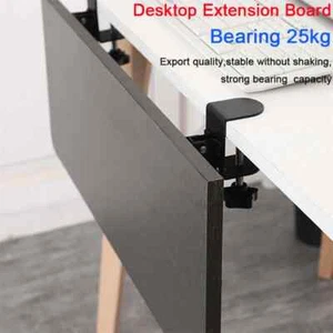 Desk Extension Stand Ergonomic Height Sturdy UnderPull Out Keyboard Tray Clamp - Picture 1 of 9