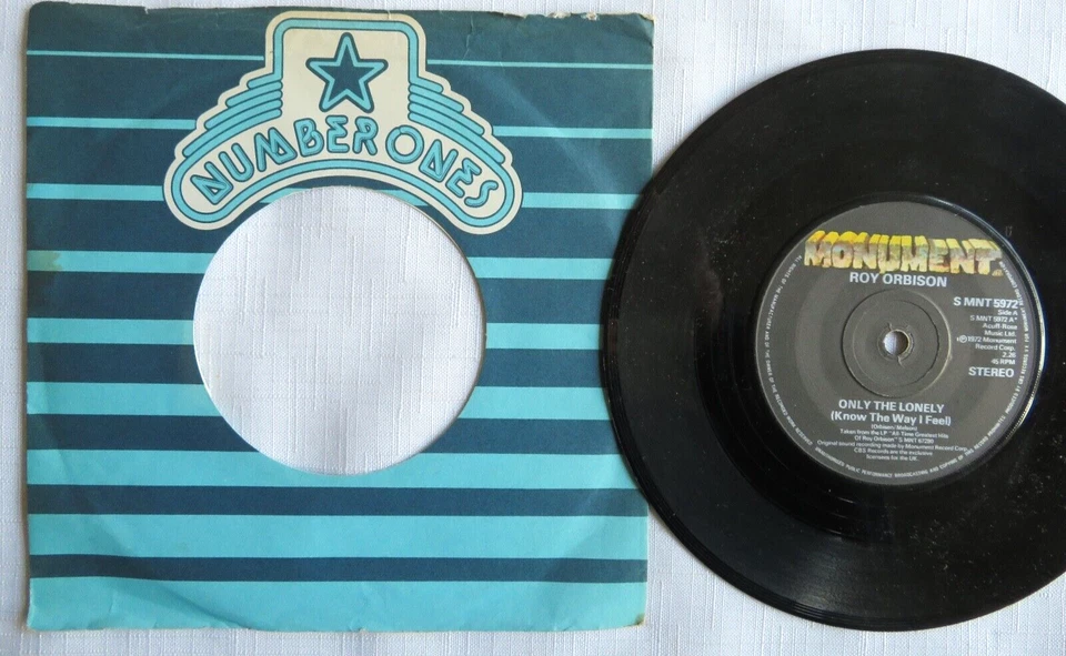 Roy Orbison – Only The Lonely (Know The Way I Feel)     S MNT 5972   VINYL MINT - Image 1 of 1