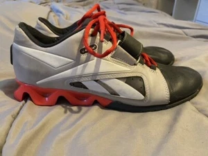 Reebok Womens Crossfit U-Form Lifting Shoe Gray Red Lace Up size 9 - Bild 1 von 6