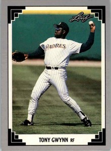 1991 LEAF - #290 TONY GWYNN - PADRES -