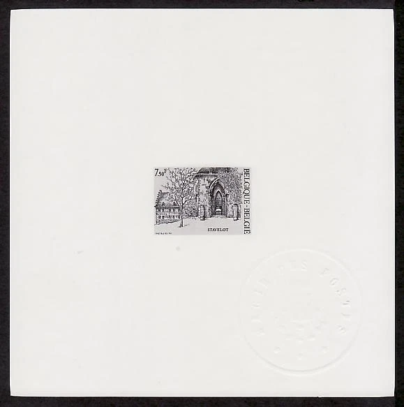 Bélgica Sc1122 Arquitectura, Abadía de Stavelot, Turismo, Prueba de Ministro. Foto 1 de 1