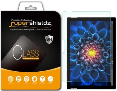 Supershieldz Tempered Glass Screen Protector for Microsoft Surface Pro 4 - Image 1 of 4