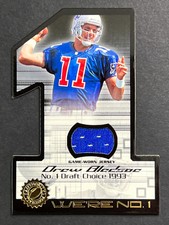 2001 Fleer Authority #NNO Drew Bledsoe We're Number One Jerseys Patriots