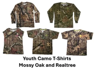 Camisetas camufladas grandes juveniles roble musgo camuflaje y Realtree - Imagen 1 de 7