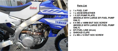 Tanque de combustible de largo alcance SAFARI 12,5 L YAMAHA YZ450FX 2018 2019 2020 2021 2022 2023 Foto 1 de 2