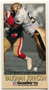 GameDay #53 Vaughan Johnson New Orleans Saints 1993 - Foto 1 di 2
