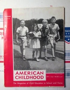 AMERICAN CHILDHOOD MAGAZIN September 1956 VINTAGE GEBRAUCHT - Bild 1 von 4