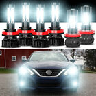 For 2007-2018 Nissan Altima Combo Led Headlight High/Low+Fog Light Bulbs Kit
