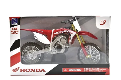 1:12 dirt bike model Honda CRF 450 MOTOCROSS New Ray Model  bike toy - Image 1 of 4