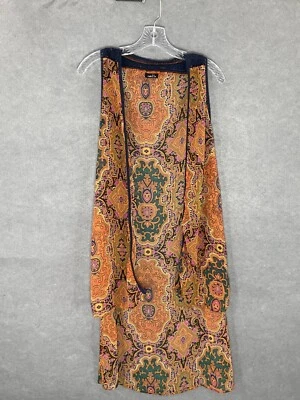 Rue 21 Cardigan Womens Sz S High Lo Hem Vest Crochet Open Front Festival Boho - Image 1 of 4