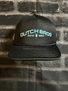 Dutch Bros Roped Strap Back Trucker Hat Cap New - Picture 1 of 3