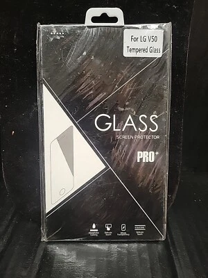 Tempered Glass Screen Protector Lens Shield Protector Film LG V50 - Image 1 of 4