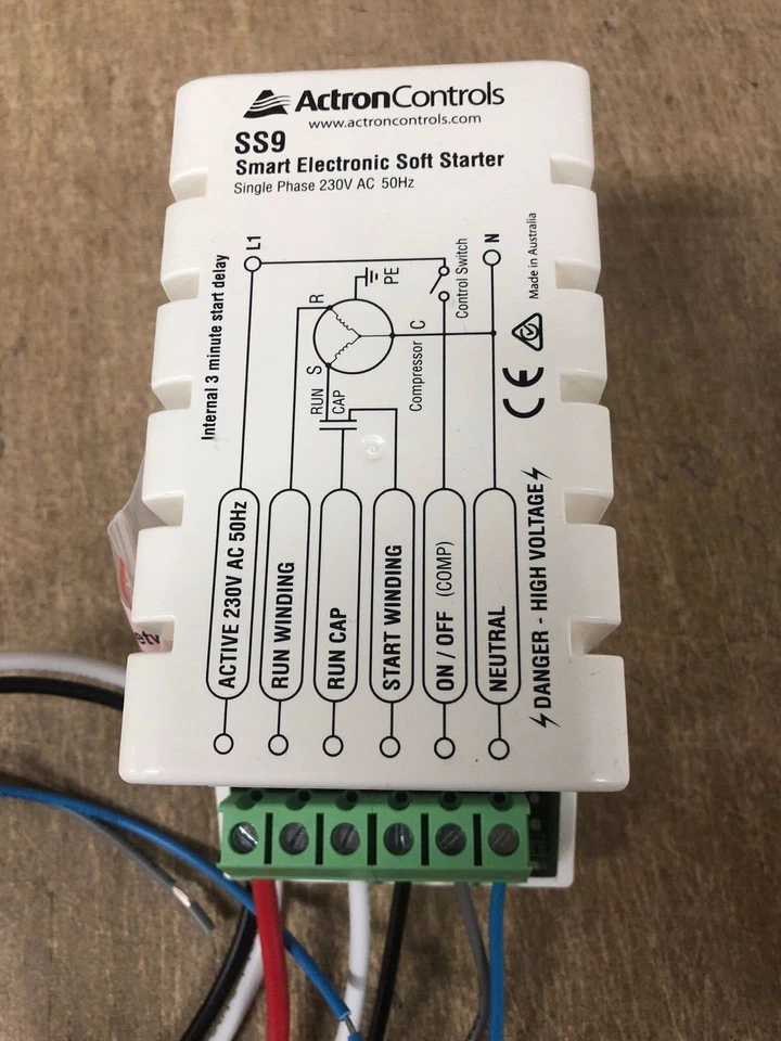 Actron Ss1p Soft Starter "ss9" 1 Phase