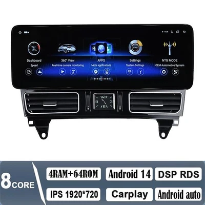 14.9 英寸 Android 汽车立体声 适用于梅赛德斯-奔驰 ML GL W166 X166 2012-2015 Carplay — 第 1/4 张图片