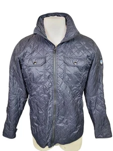 Kuhl Projekt Revolt Mens Black Diamond Quilted Full Zip Jacket - MEDIUM - Picture 1 of 7