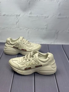 Gucci Rhyton Kinder Leder Schuhe sehr selten Sneaker Made In Italy Größe 31 - Bild 1 von 14