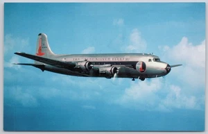 Airplane Douglas DC-4 Eastern Airlines Vintage Postcard - Bild 1 von 2