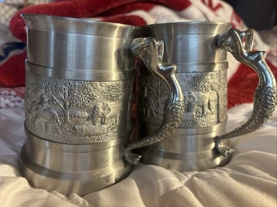 INCREÍBLE VIKINGO - TALLAS ESTILO VINTAGE JARRA DE CERVEZA NORUEGA NORUEGA ESCANDINAVIA Foto 1 de 2