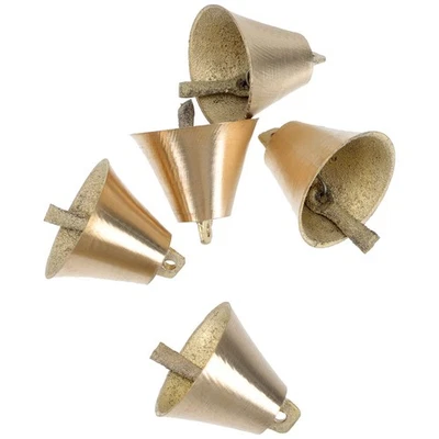  5 stücke Kupfer Rinderglocken Retro Glocken Pferd Hängende Glocken - Bild 1 von 4